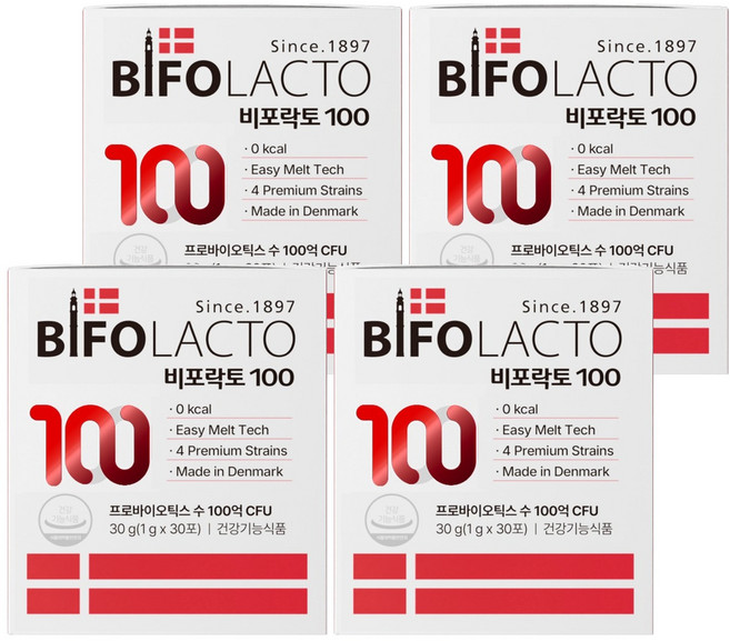 비포락토 100 유산균, 30g, 4개