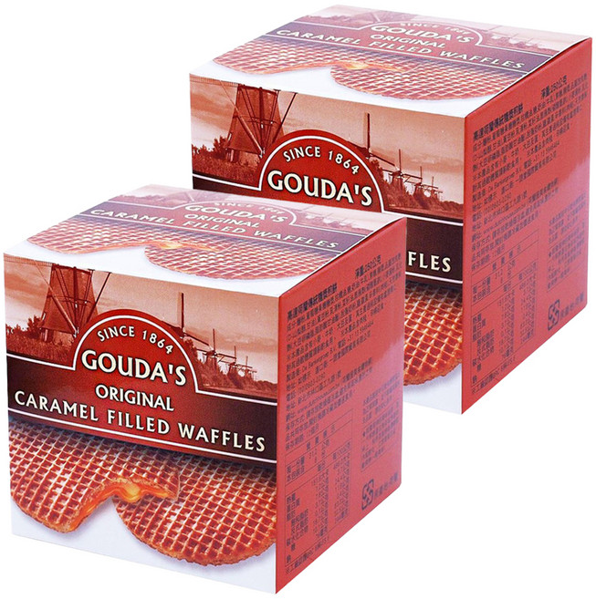 GOUDA'S 荷蘭傳統糖漿煎餅 8入, 250g, 2盒