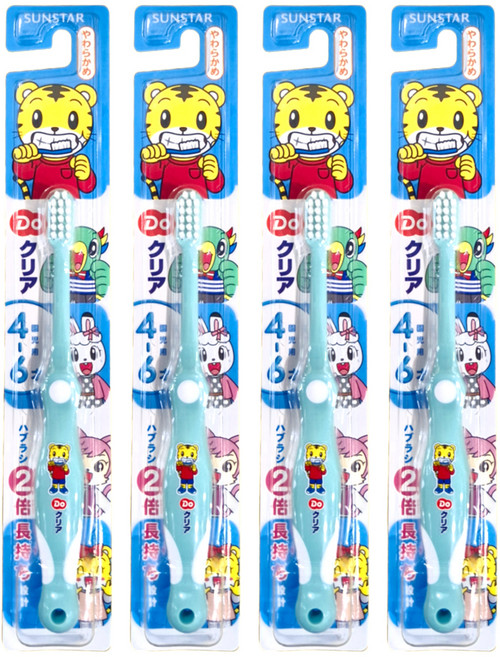 SUNSTAR 三詩達 巧虎兒童牙刷 4-6歲, 4支