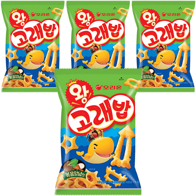 ORION 好麗友 鯨魚王脆餅, 118g, 4包