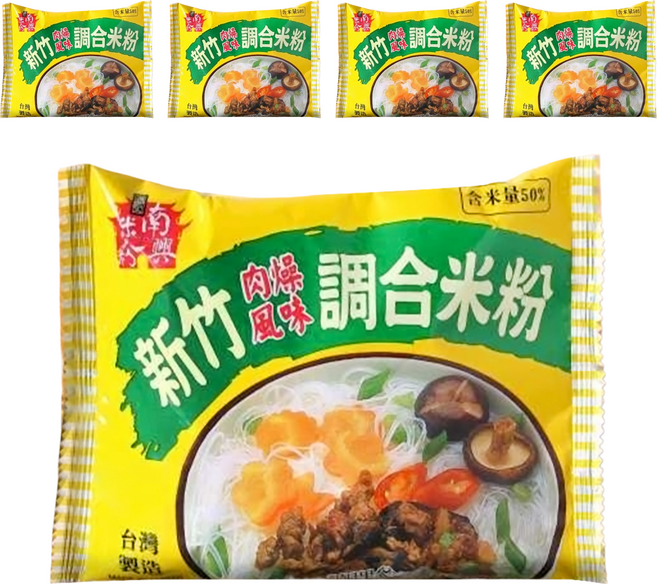 南興米粉 肉燥風味調和米粉, 60g, 5包