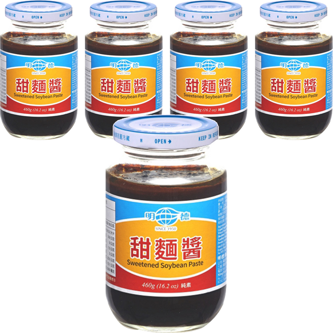 明德甜麵醬 460g 純素, 5罐