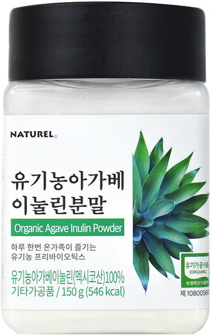 나뚜렐 유기농 아가베이눌린 분말, 150g, 1개