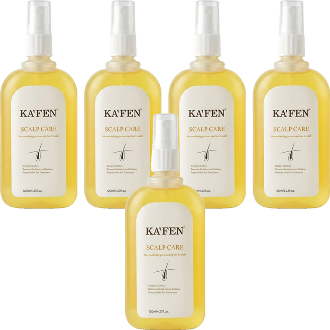 KA'FEN 卡氛 強健髮根滋養液, 120ml, 5組
