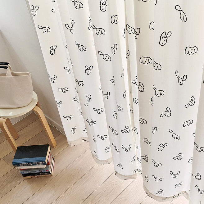 쁘리엘르 비비 세미마이크로 가리개 커튼