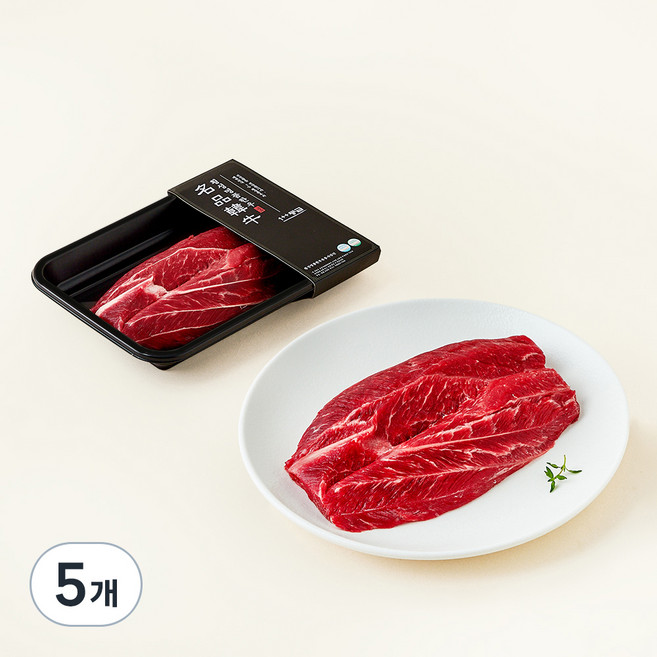 횡성한우 1++등급 사태 찜용 (냉장), 200g, 5개