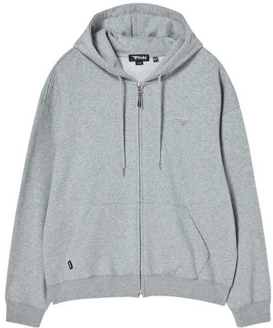 Gola 男女通用 Essential 運動棉質連帽拉鍊外套 WGLA6UAJPZ01