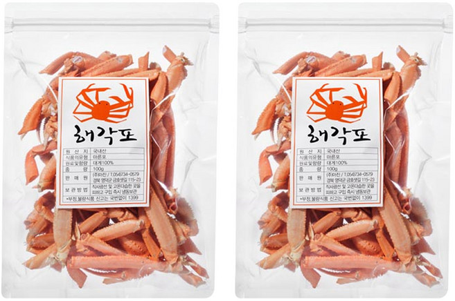 해각포, 2개, 100g