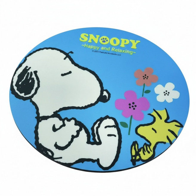 PEANUTS 史努比 SNOOPY 小日子 造型滑鼠墊, 藍色, 1個