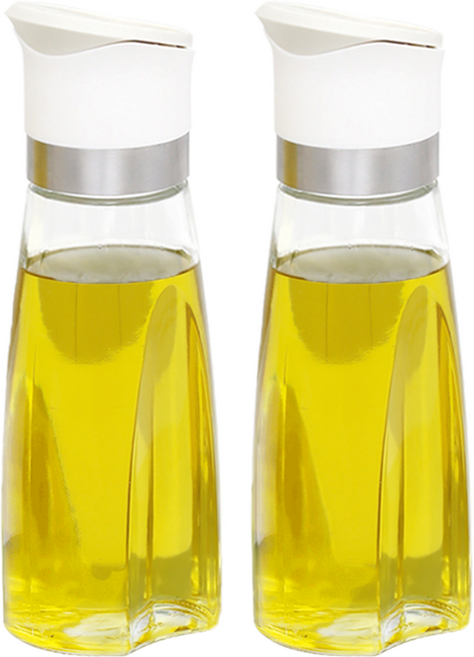 키텐실 시노글라스 그래비티 오일병 화이트, 2개, 320ml