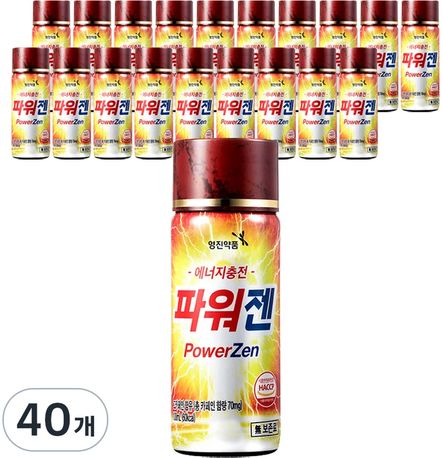영진약품 파워젠, 100ml, 40개 - 쿠팡