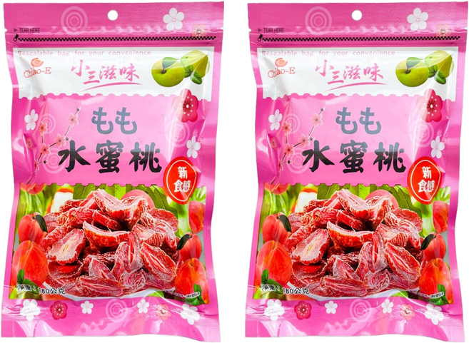 Chiao-E 巧益 小三滋味水蜜桃乾, 180g, 2包