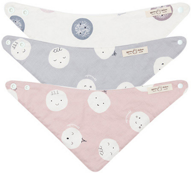 꿈두부 몰랑몰랑 사계절용 스카프빕 3종세트