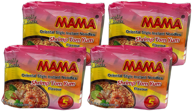 MAMA 泰式冬蔭功酸辣蝦味泡麵 55g, 20包
