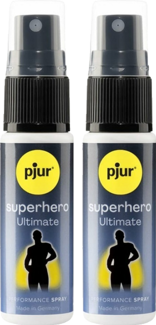 pjur 碧宜潤 superhero Ultimate 超級英雄活力提升極致噴霧, 20ml, 2瓶