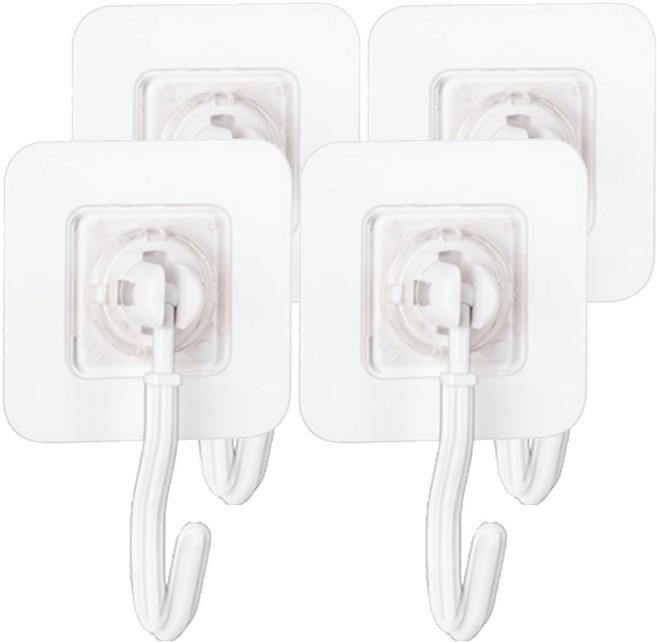 디허브 밀착패드 다용도후크, 4개