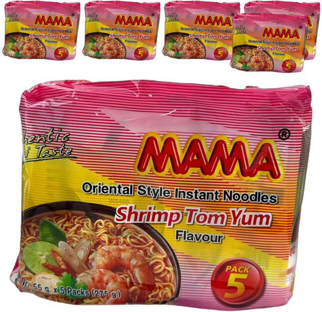 MAMA 泰式冬蔭功酸辣蝦味泡麵 55g, 30包