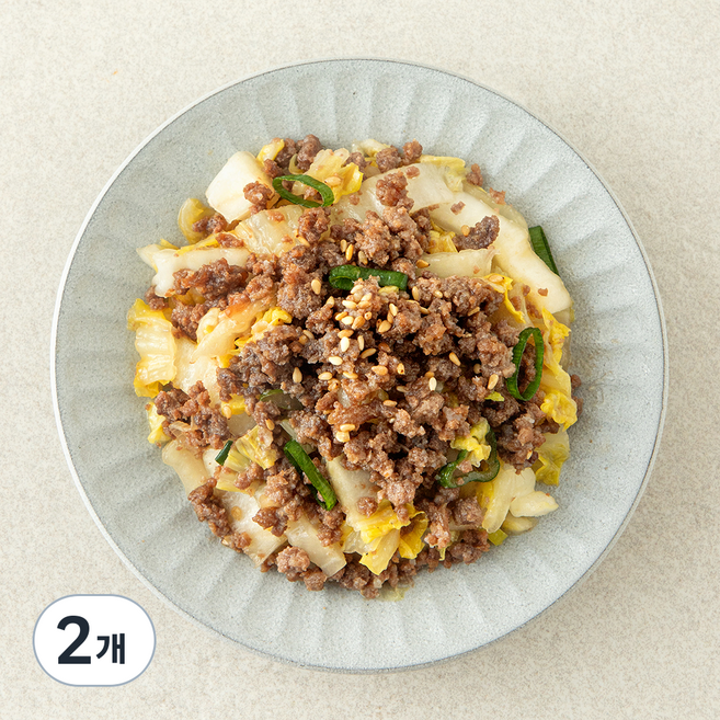 집반찬연구소 한우 배추볶음, 110g, 2개