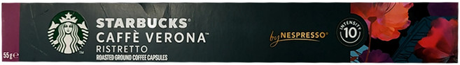 STARBUCKS 星巴克 佛羅娜單品膠囊咖啡 Nespresso咖啡機適用, 5.5g, 10顆, 1盒