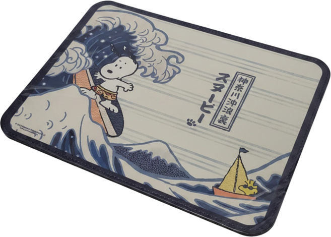 PEANUTS 史努比 大師滑鼠墊第二彈 23 x 18cm, 沖浪裏, 1個