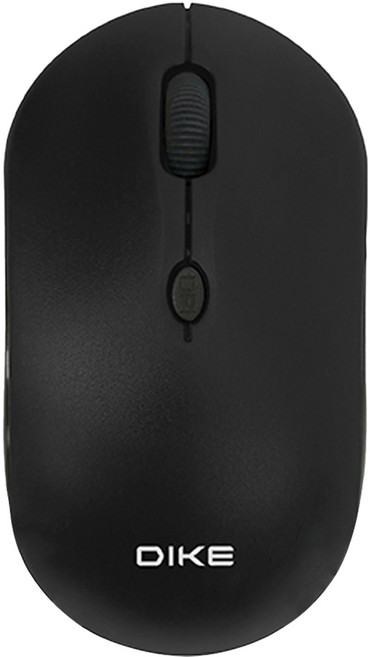 DIKE Mellow 辦公 Wireless 滑鼠 Black DPI 可調式 DMW121 102 x 57 x 37mm 2.4GHz 4個按鈕
