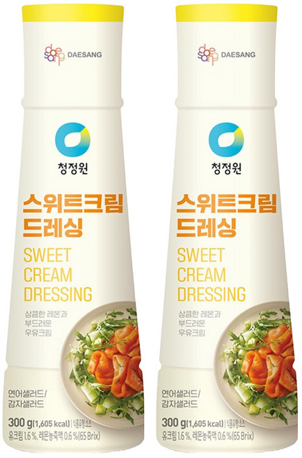 청정원 스위트크림, 300g, 2개