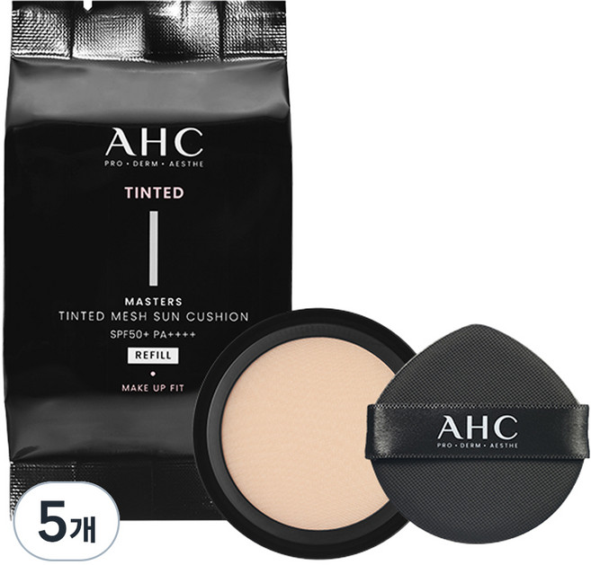 AHC 大師級潤色網紗防曬氣墊粉餅 補充蕊 自然米色 SPF50+ PA++++
