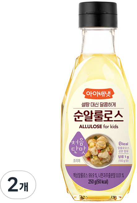 아이배냇 순알룰로스, 250g, 2개, 처음단맛