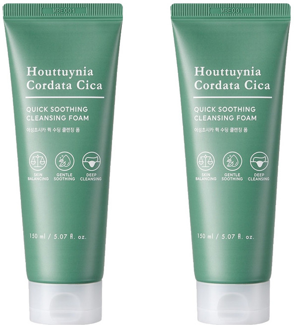 토니모리 어성초 시카 퀵수딩 클렌징폼, 2개, 150ml