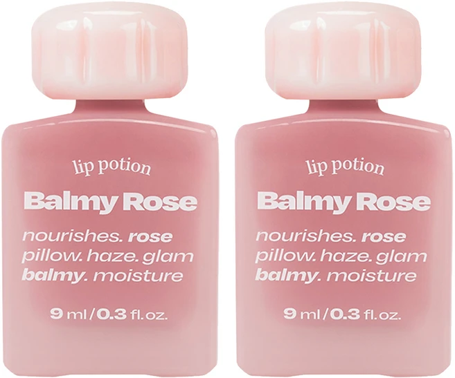 얼터너티브스테레오 립 포션 바미로즈 립밤, 1.베이비로즈, 2개 - 쿠팡