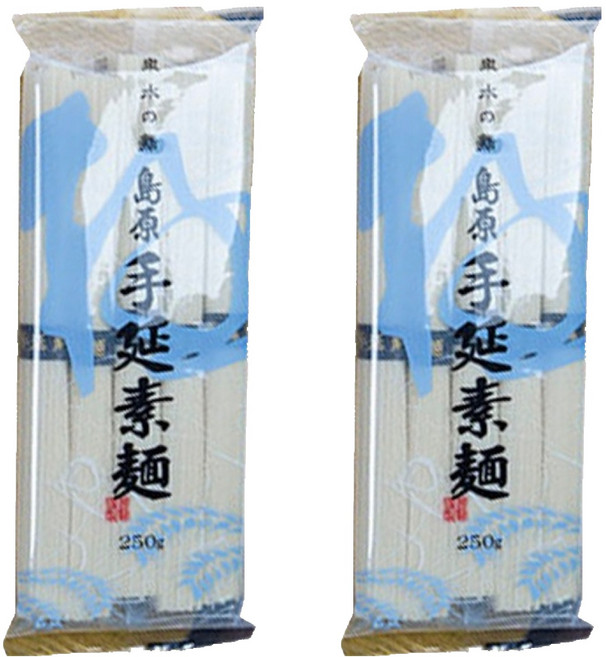 소면공방 샘물의 춤 시마바라 테노베 소면, 250g, 2개