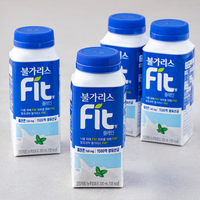 남양유업 불가리스 FIT 요구르트 플레인, 200ml, 4개입, 1개
