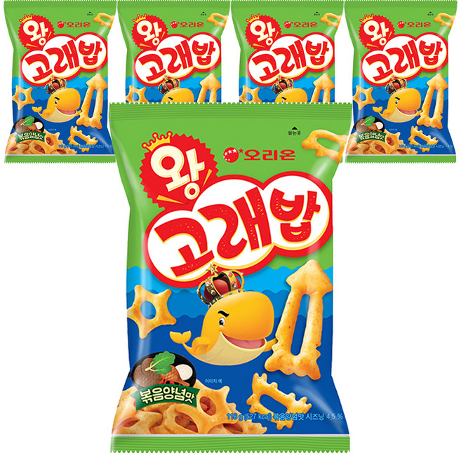 ORION 好麗友 鯨魚王脆餅, 118g, 5包