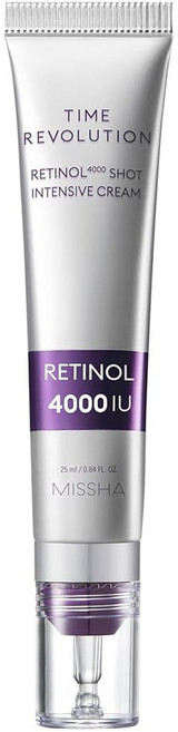 MISSHA 逆轉時光視黃醇 4000 濃縮面霜, 25ml, 1條