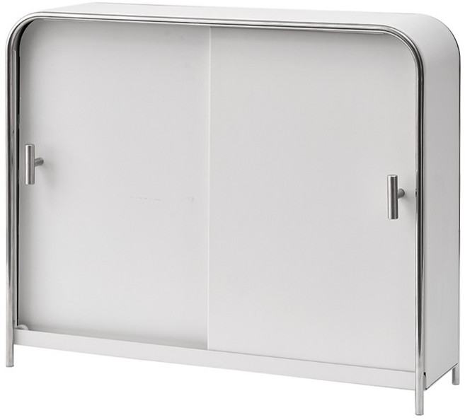 무디타 비화이트 와이드 슬림 양문형 주방 수납장, 혼합색상, 1개