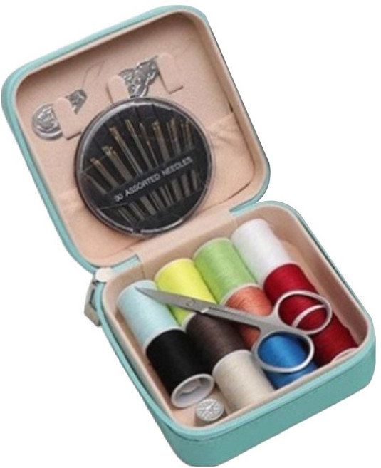 베노 휴대용 반짇고리 16종 세트, 민트, 1세트