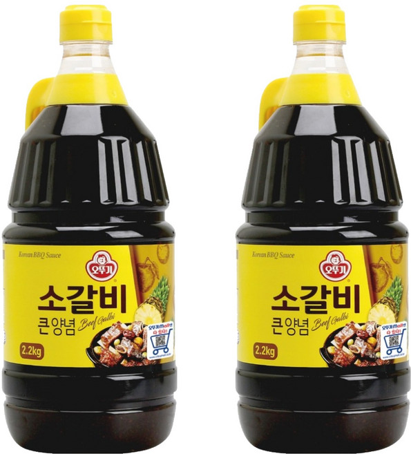 오뚜기 소갈비 큰양념, 2.1kg, 2개