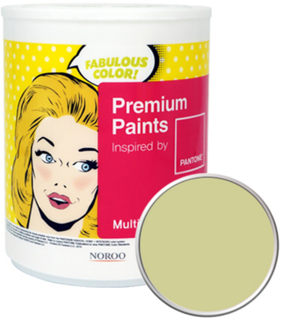 노루페인트 팬톤 멀티 에그쉘광 페인트, 팔그린 13-0522, 1L, 1개