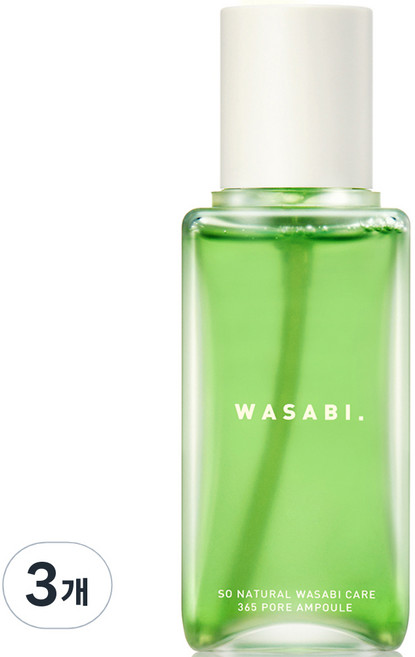 쏘내추럴 와사비 포어 포커스 앰플, 80ml, 3개