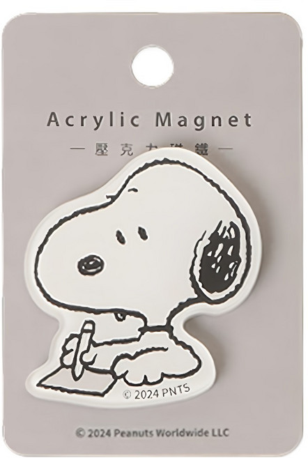 norns Peanuts 史努比造型磁鐵, 史努比 寫信, 1個