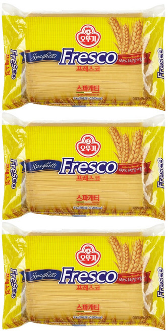 오뚜기프레스코 스파게티, 3kg, 3개