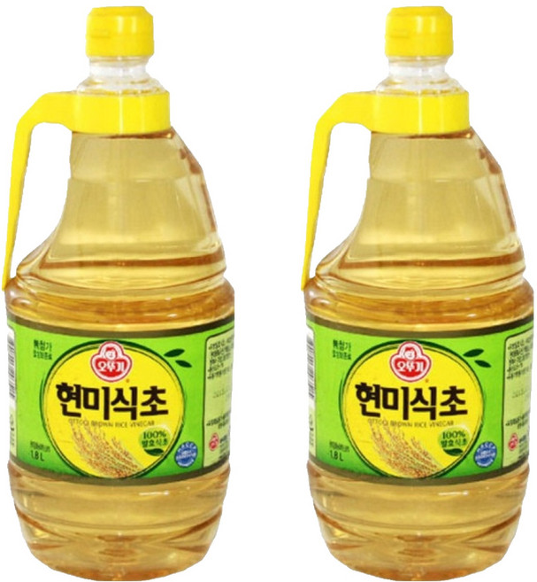 오뚜기 현미식초, 1.8L, 2개