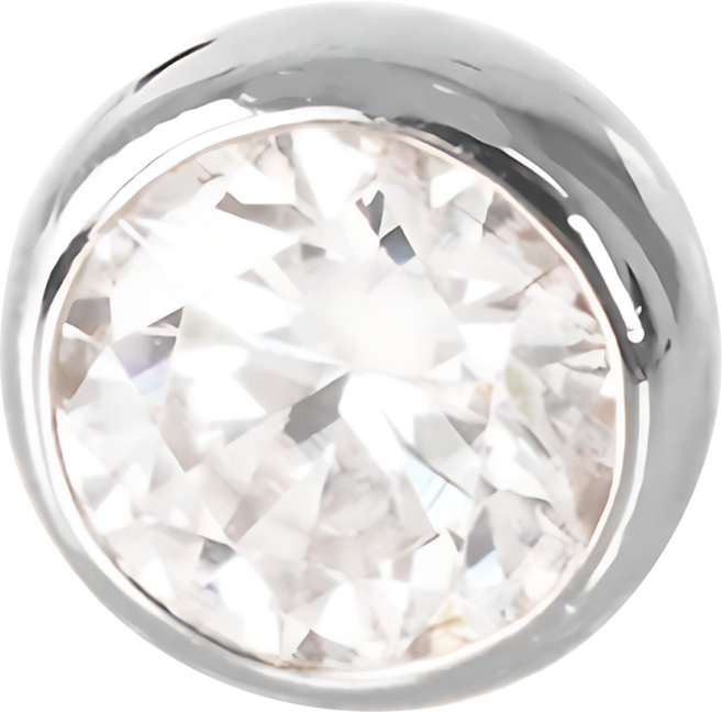 BIOAM 佰歐安 莫桑鑽 大包鑲鑽 純銀鍍18K白金耳環 一克拉 D色 3EX VVS1