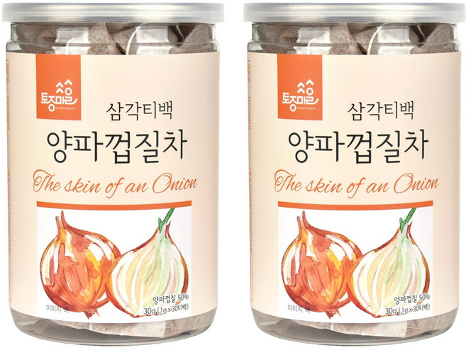토종마을 양파 껍질차, 1g, 30개입, 2개