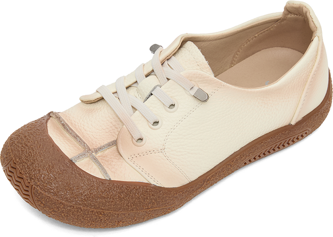 J SHOE 天然牛皮 Hands 彈性綁帶舒適運動鞋 2.5cm