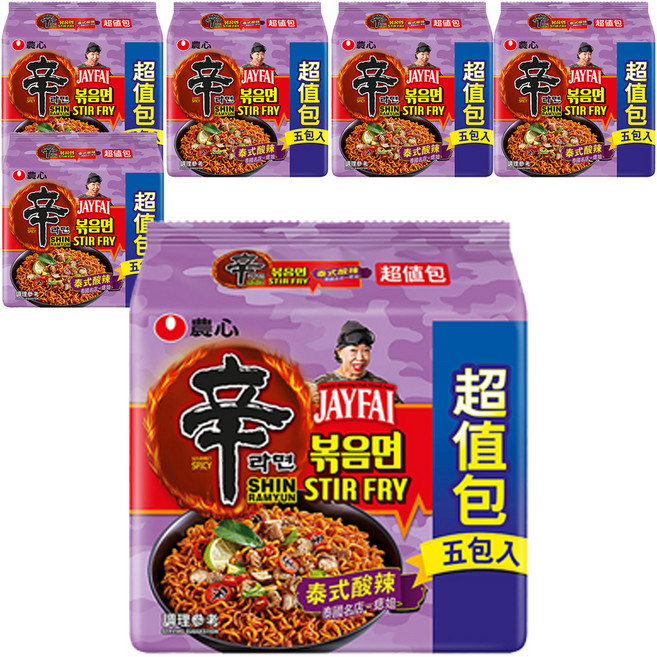 NONGSHIM 農心 辛炒麵 泰式酸辣味 130g, 30包