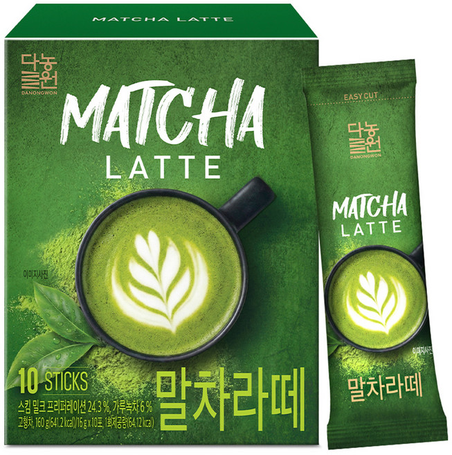 다농원 말차라떼, 1개, 10개입, 16g