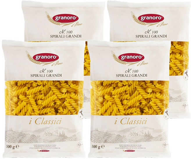 granoro 螺旋麵, 500g, 4個