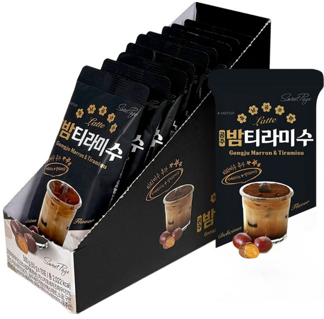 스위트페이지 공주밤 티라미수 파우더, 1개, 10개입, 50g