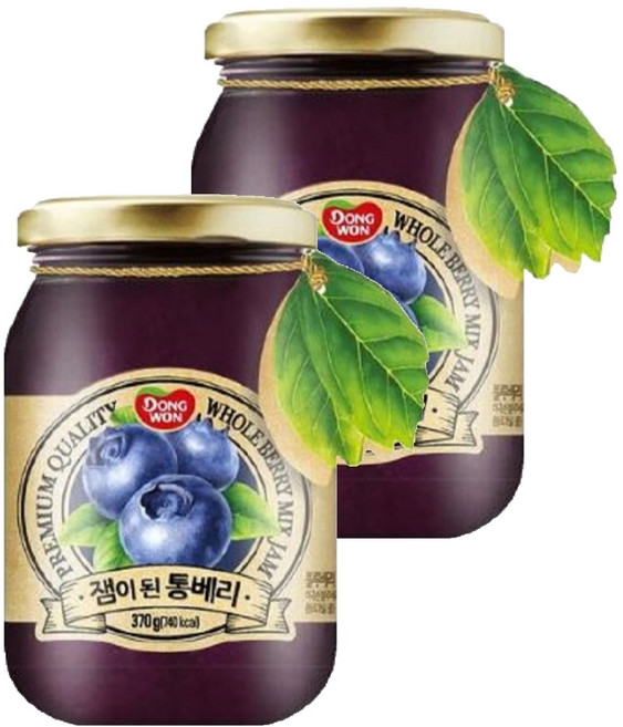 동원 잼이 된 통베리, 370g, 2개